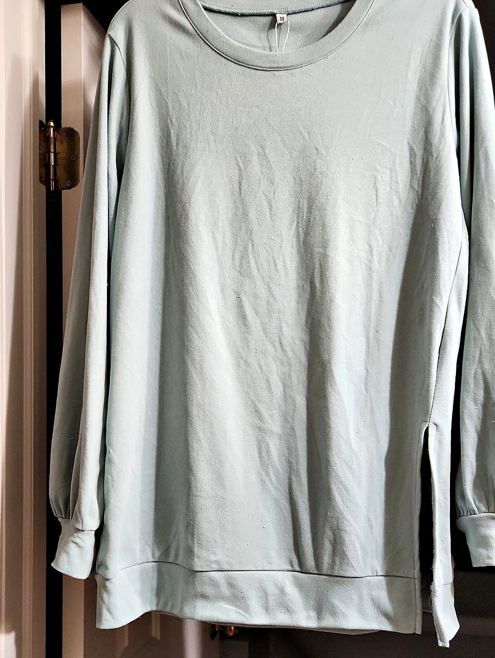 Women's Long Sleeve Top in Green Like New